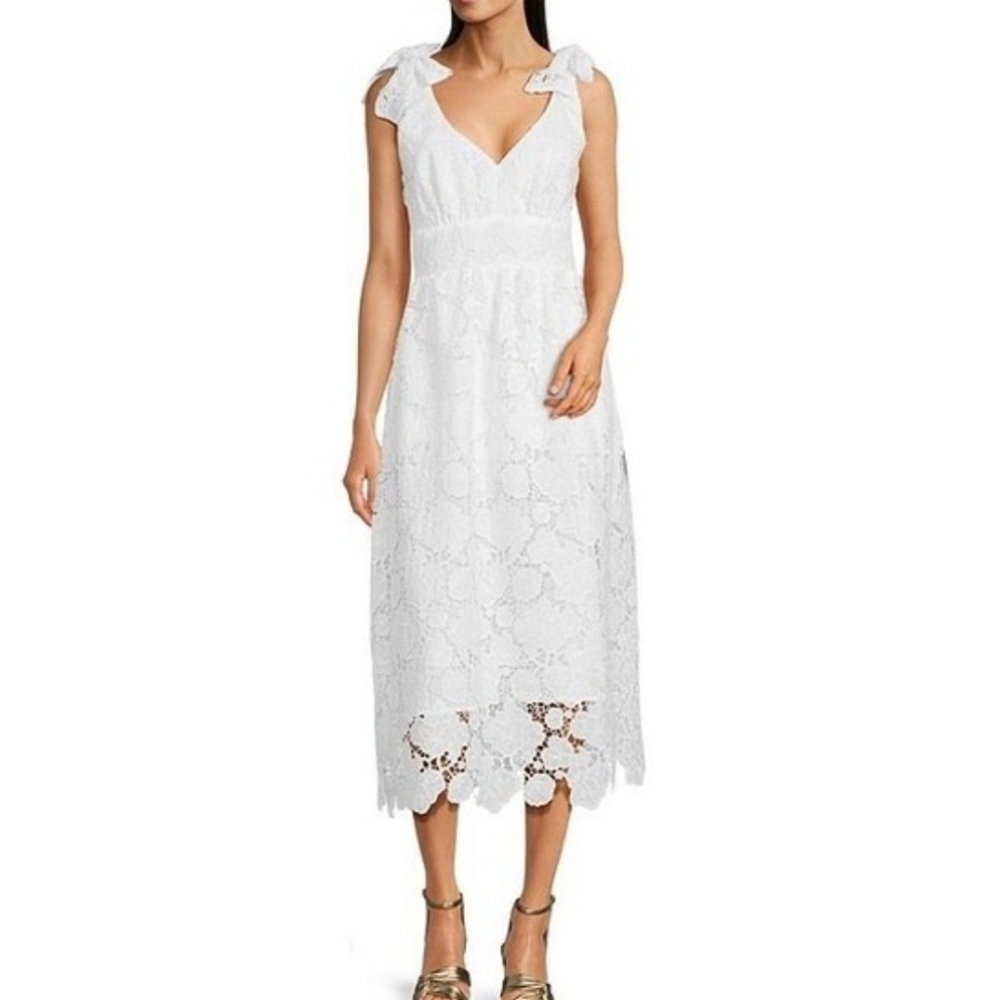 NWT Layered With Love Lace Midi Dress XS